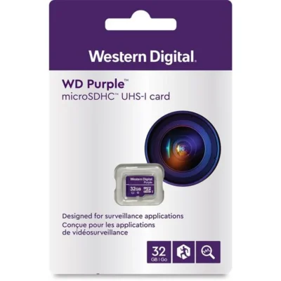 Cartão de memória micro SD, 32GB, 16TBM, Purple, 4600162, Western Digital